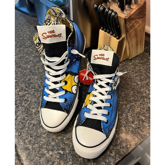 New The Simpsons x Chuck Taylor All Star High 'Homer D'oh!' - Picture 2 of 10